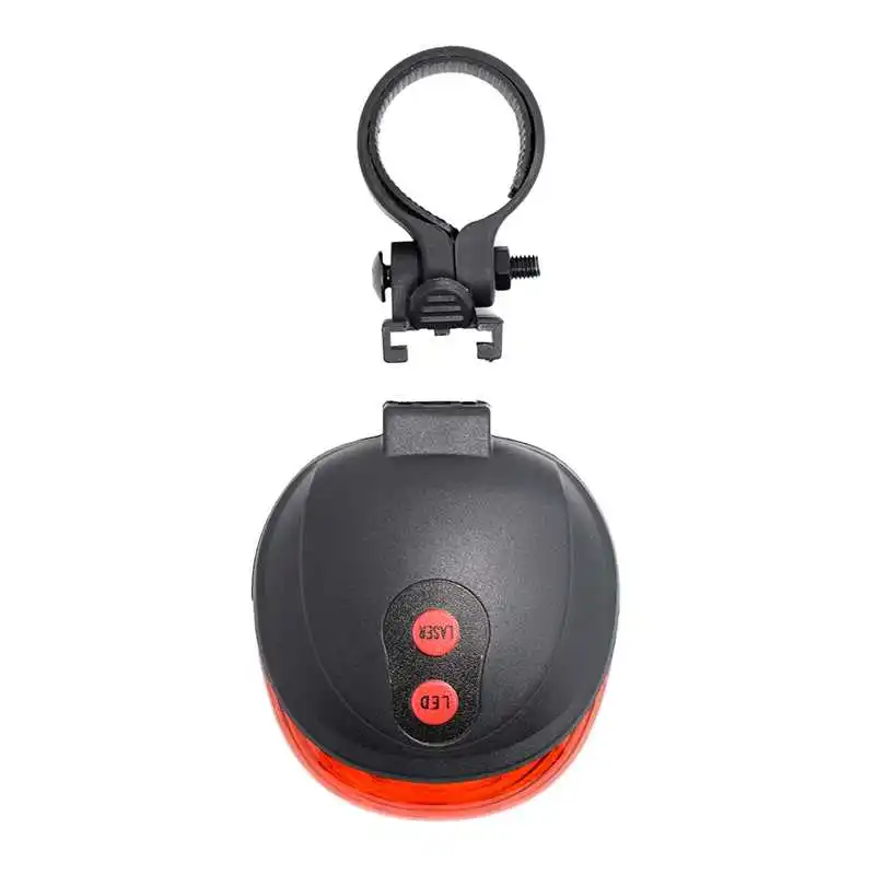 red2 Wasafire MTB дорожный велосипед задний светильник 5 светодиодный+ 2 Laser велосипедный отражатель Светильник Велоспорт велосипед светильник безопасности Предупреждение ночной езды - Цвет: red2