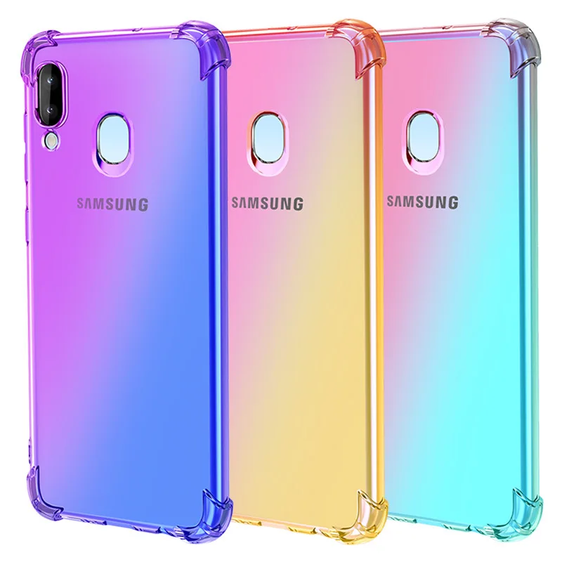 

Shockproof Clear Soft Silicone Case for Samsung Galaxy A10 A10E A20 A20E A30 A40 A50 A60 A70 A80 A90 Case