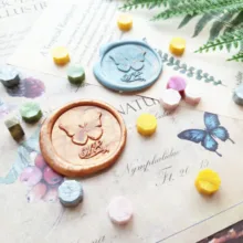 Пользовательский подарочный набор бабочка персонализированное имя/печать воск/Свадебный Воск печать на заказ пригласительные штампы
