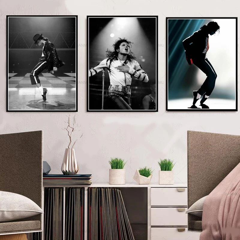 Michael Jackson RIP Musician King Star Art Poster Canvas Painting Wall Picture Home Decor Posters and Prints