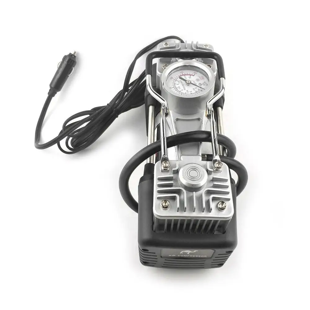 12V 150PSI Портативный аварийного сверхмощный 2 цилиндра автомобильный воздушный компрессор шин насос Универсальный для автомобилей грузовых велосипедов