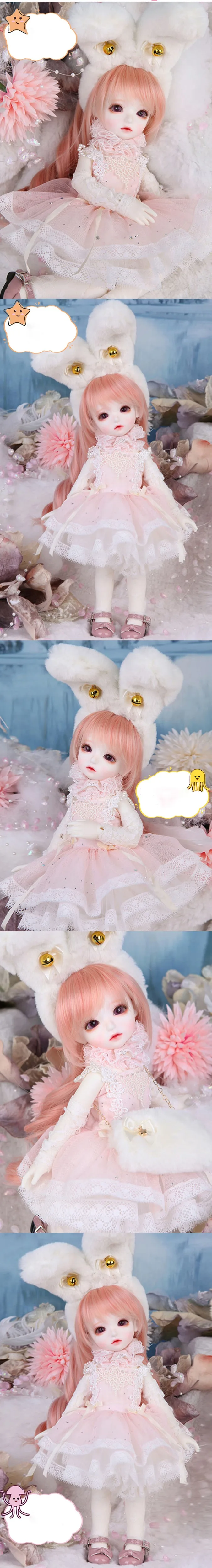 1/6 масштаб Обнаженная BJD Кукла Милый ребенок девочка BJD/SD полимерная фигурка кукла модель DIY игрушка подарок. В комплект не входят одежда, обувь, парик A0082Hanael