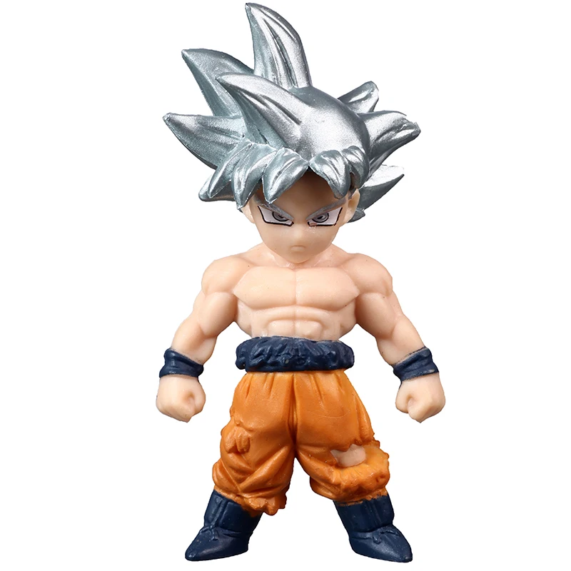Аниме Драконий жемчуг Гоку плавки ПВХ фигурка игрушки Dragon Ball Z Супер Saiyan Роза Гоку черная модель игрушки - Цвет: 8cm MINI size DRX28