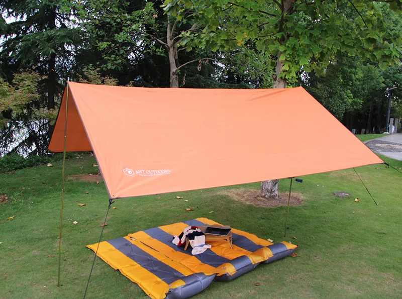 Outdoor 3*3m Canopy Tent Oversized Rain-proof Sunscreen Parking Shed Camping Tent Ultra-light Outdoor Sun Shelter Beach Umbrella