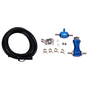 

Blue Universal Adjustable Car Manual Turbo Boost Controller Turbocharger Bleed Valve Kit