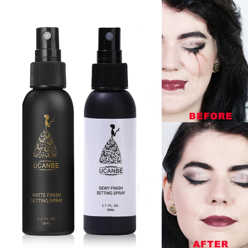 

Glitter Base Makeup Setting Spray Matte Finish Bottle Setting Spray Oil-control Natural Long Lasting Makeup Fix Foundation Spray