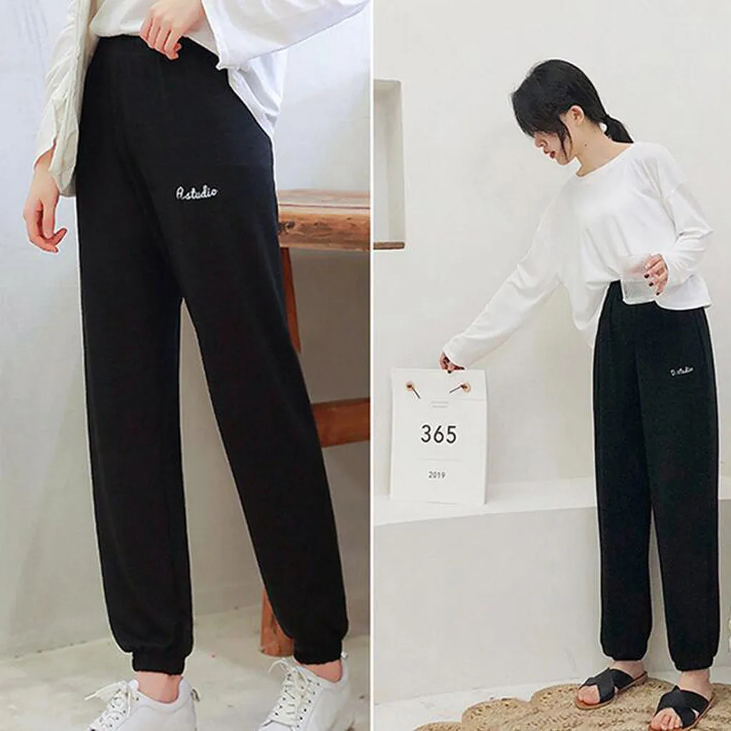 

Hot Big Pockets Cargo pants women High Waist Loose Streetwear pants Baggy Harem Pants Trouser high quality joggers pants