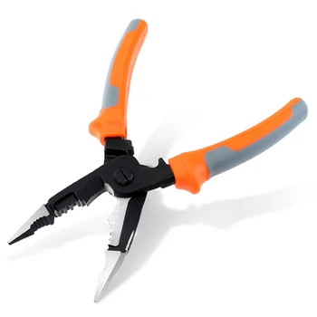 

5 In 1 Electricians' Stripping Pliers 8-inch Stripper Wire Crimper "nipper Multiple Purpose Cable Crimping Tool