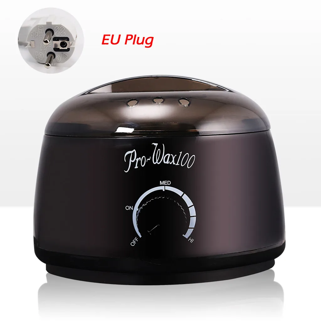 ЕС США Великобритания Plug удаление волос на теле горячий воск утепленный комплект горшок Твердые восковые бобы аппликатор для депиляции Профессиональный удаление волос