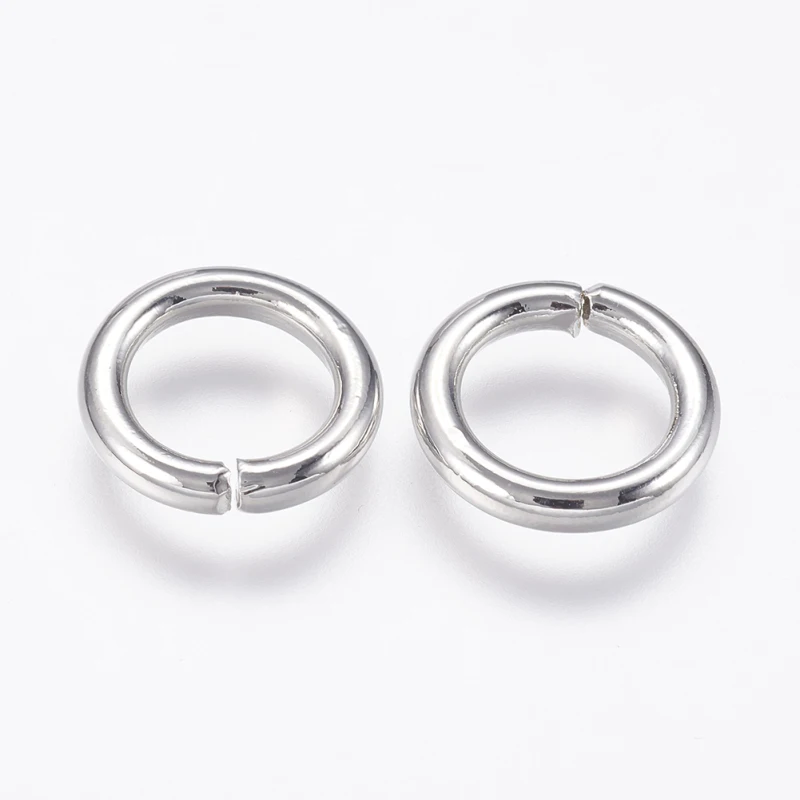 500pcs 12mm Iron Jump Rings Close Unsoldered Jump Rings for DIY Jewelry Findings Making