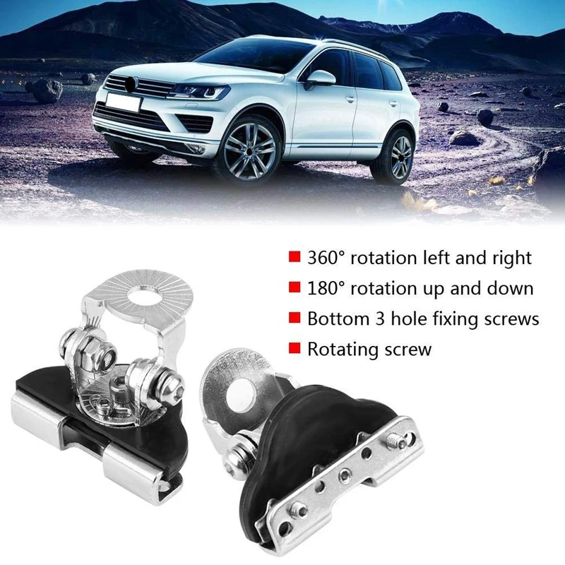 2Pcs Universal Hood Mount Led Light Bar Mounting Brackets Adjustable Clamp Pillar Holder Led Work Light Bar Stainless Steel Hood