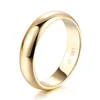 Double Fair Simple Design Couple Round Rings Rose Gold/Silver Color Fashion Wedding Jewelry For Men&Women Lover HotSale DFR049 ► Photo 2/6