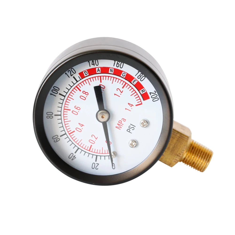 0-1.4mpa 0-200psi 1/8 NPT измеритель давления воздуха инструмент измерения давления для воздушного компрессора