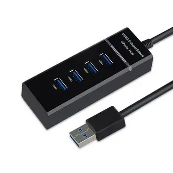 

4 Ports USB Hub High Speed Transmission USB 3.0 Hub Extension Adapter Portable USB Splitter For Laptop Notebook PC