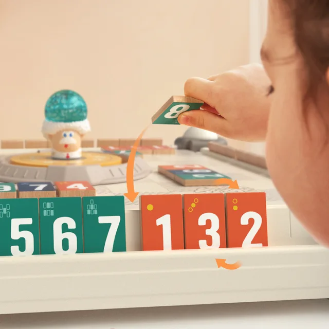 Early Childhood Education Toys Children's Educational Thinking Training Toys Parent-child Family Interaction Mathematics Board 3