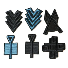 2 шт. медаль американского Морского корпуса значок вышитый Железный На Патчи для одежды DIY полосатая одежда Лоскутные наклейки на заказ значки