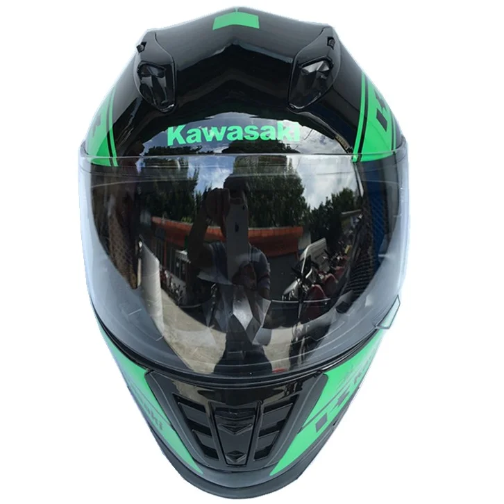 Для мотоцикла Kawasaki полноразмерная Защитная шляпа для мужчин/женщин классический