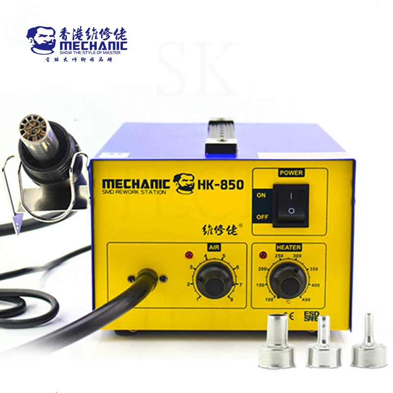 Механик Smd паяльная станция горячего воздуха HK 850 воздушный насос Тип пистолет
