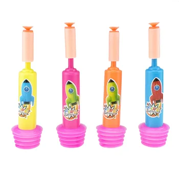 

3pcs/lot Miniature Balloon Pressure Rocket Launcher Toy Model for Kinds Gift