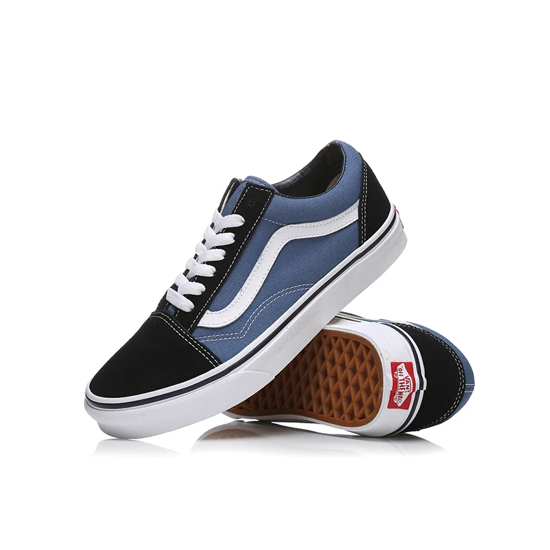 Оригинальные подлинные Vans старый SKOOL Скейтборд обувь для мужчин и женщин вулканизировать Спорт на открытом воздухе классический досуг серии VN000D3HY28
