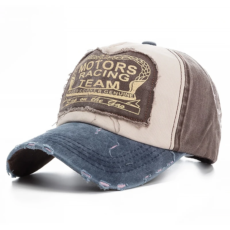 

Cotton Cap Baseball Cap Snapback Hat Summer Cap Hip Hop Fitted Cap Hats For Men Women Grinding Cafe Top Blue Edge