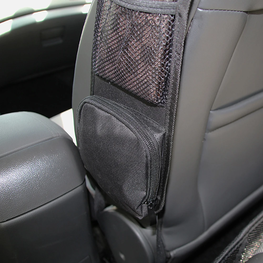 Автомобильное сиденье боковая коробка для хранения Органайзер для салона автомобиля Мульти Карманный подвесной держатель для сумки черный автомобильный аксессуар