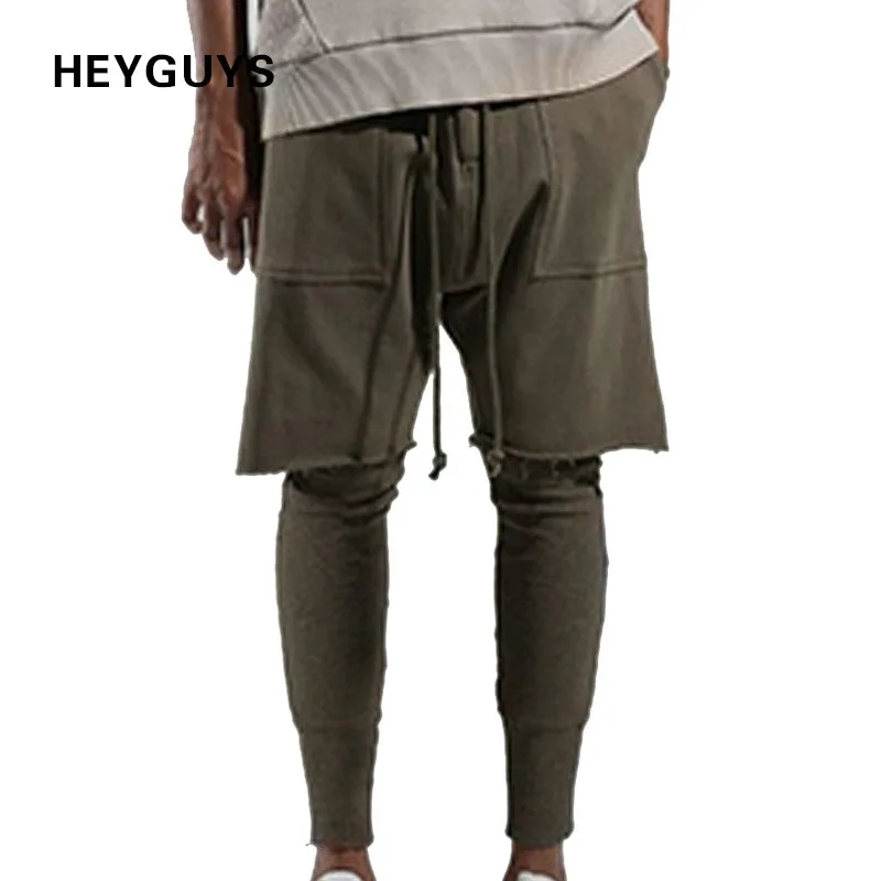 

Sweatpants Popular Brand Spring And Autumn Mock Two-Piece Casual Pants Men's Slim Fit Pants Casual Sweatpants JOGGER