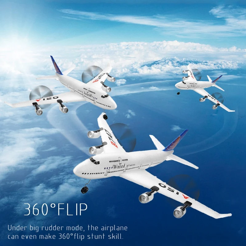 Wltoys Rc фиксированное крыло Xk A150 Airbus B747 модель самолета 3Ch Epp 2,4G Rc пульт дистанционного управления Самолет короткое время зарядки Rtf игрушка-планер