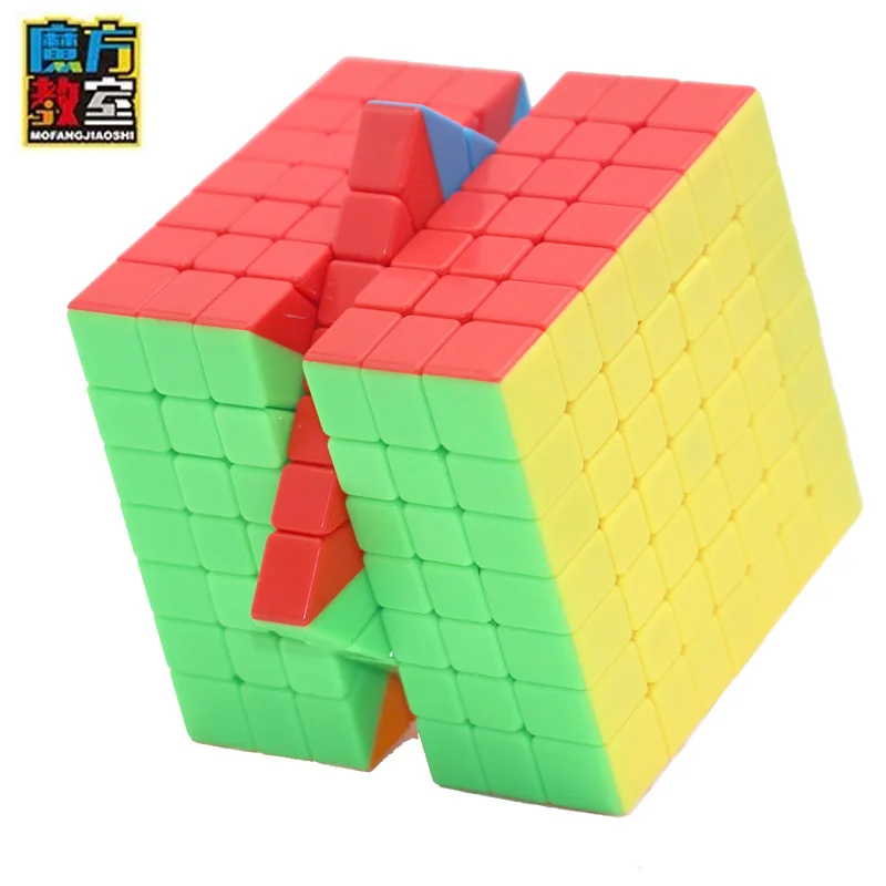 Кубик демона Рубика 7-Order Charm Dragon Seven Magic Cube гладкая одноцветная развивающая игрушка для взрослых и студентов цветная красочная коробка с Tut