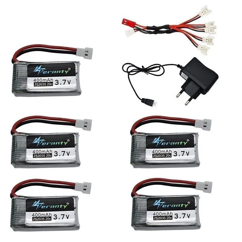 3,7 V 400mah Lipo батарея+ зарядное устройство для SYMA X15 X5A-1 X15C X15W RC Дрон вертолет запасные части 3,7 v перезаряжаемая батарея 702035