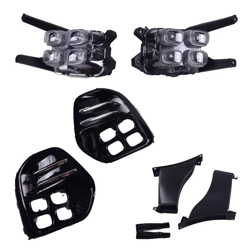 

Suitable for 16-17 Year Kia KX5 Four-Eyes Fog Lamp KX5 Modified Only LED Daytime Running Light Fog Lamp Assembly