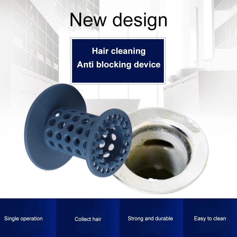 Bathroom Drain Hair Catcher Bath Stopper Plug Sink Strainer Filter Sewer Dredge Device Shower