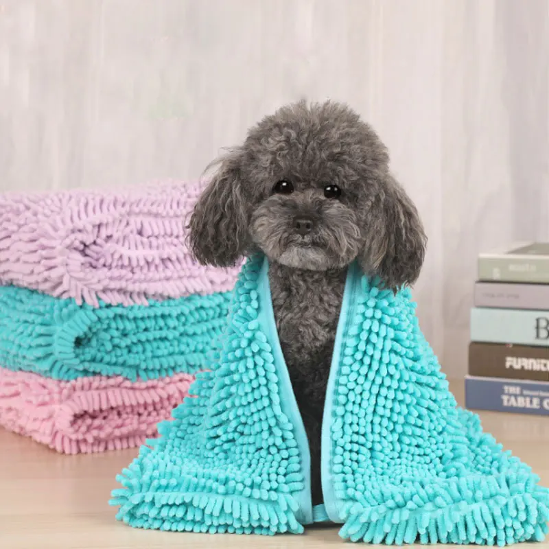 Microfiber Dog Towel Ultra Absorbent Quick Dry Pet Bath Towels for Pet Dogs Cats BJStore