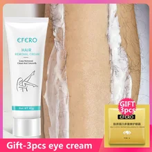 EFERO унисекс крем для удаления волос безболезненный депилятор крем Удаляет подмышечные ноги волосы уход за телом нежная не стимулирующая депиляция