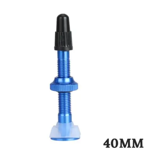 1pcs 40mm blue 1 шт. 40 мм/60 мм MTB дорожный велосипедный расширитель клапана ультра-светильник алюминиевый с бескамерным сердечником клапана для велосипедных аксессуаров Bolany - Цвет: 1pcs 40mm blue