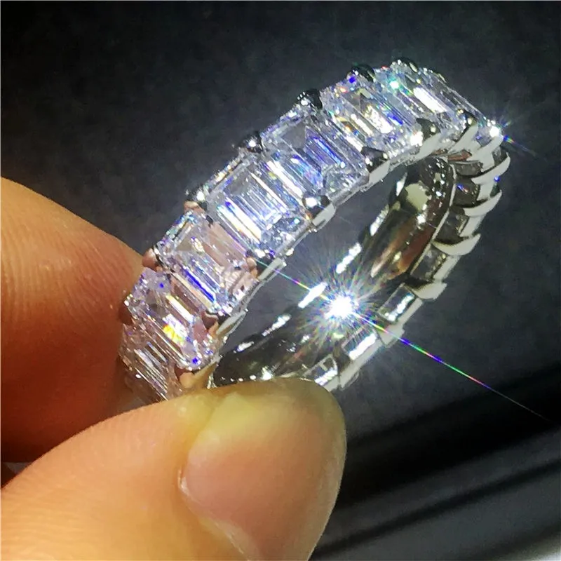Choucong Elixir Fatale Promise Ring set AAAAA cz 925 пробы серебро Bijou обручальное кольцо кольца для женщин вечерние ювелирные изделия