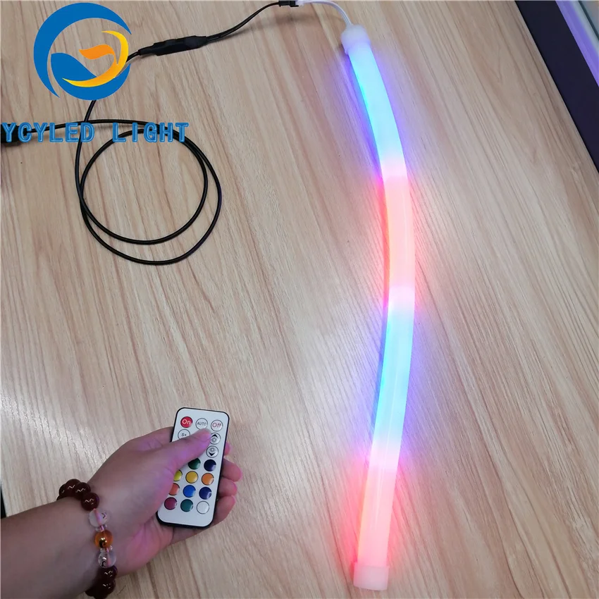 0,5 м 1 м 2 м 3 м 4 м 5 м 5 в usb ws2812b 60 светодиодов Пиксельная неоновая Светодиодная лента ws2812 flex neopixel цифровая rgb трубка IP67 с радиочастотным пультом дистанционного управления