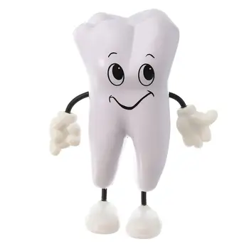 

1 Pc Tooth-figure Squeeze Toy Soft PU Foam Tooth Model Shape Kawaii Dental Clinic Dentistry Promotional Item Dentist Gift