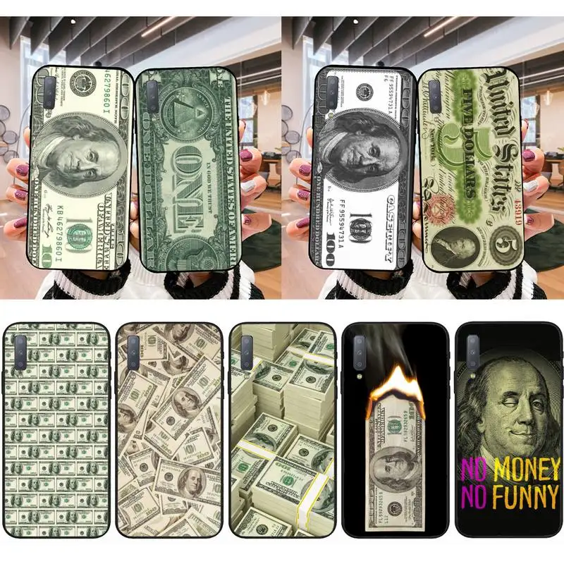 Роскошный чехол для телефона с денежными купюрами Samsung Galaxy S10 20 Note10 A30 50 70 71 Plus Ultra |