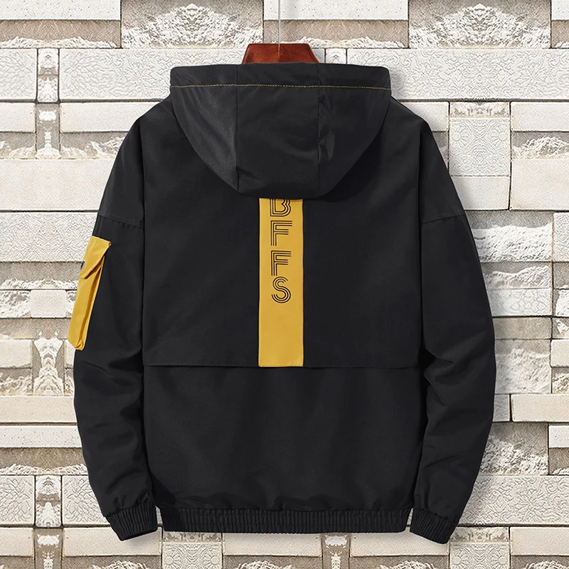 TIEPUS размера плюс 6XL, 7XL, 8XL куртка мужская флисовая с капюшоном модная куртка ВВС мужская верхняя одежда в стиле хип-хоп повседневная мужская куртка