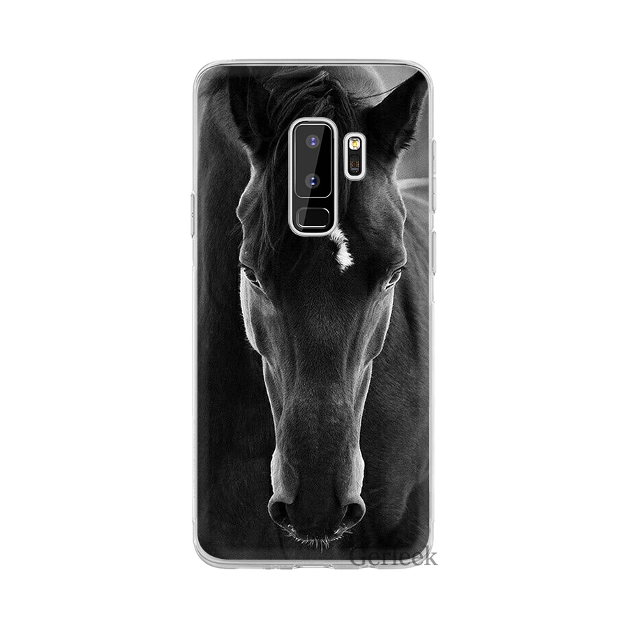 Чехол для телефона из термополиуретана для samsung A5 A6 A7 A8 A9 A10 A20 A30 A40 A50 A60 A70 крышка конь искусства - Цвет: 1