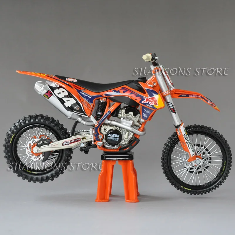 Литые игрушечные модели Automaxx 1:12 KTM 250 SX-F № 84 25 Байк миниатюрный мотоцикл Реплика