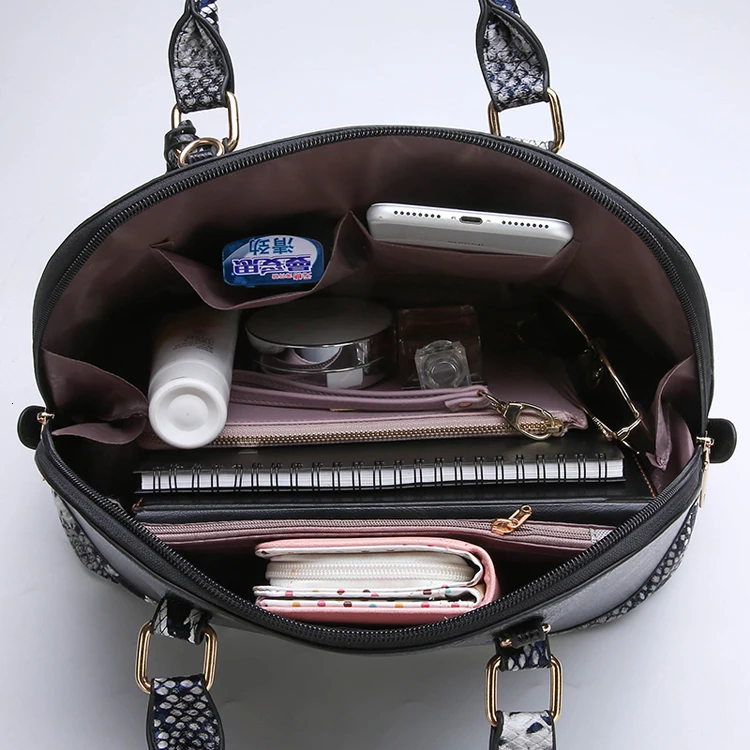 Vfemage, винтажная сумка, женские сумки, женские сумки через плечо, кошельки и сумки, дамские, 2 шт, змеиный принт, сумки, женский клатч