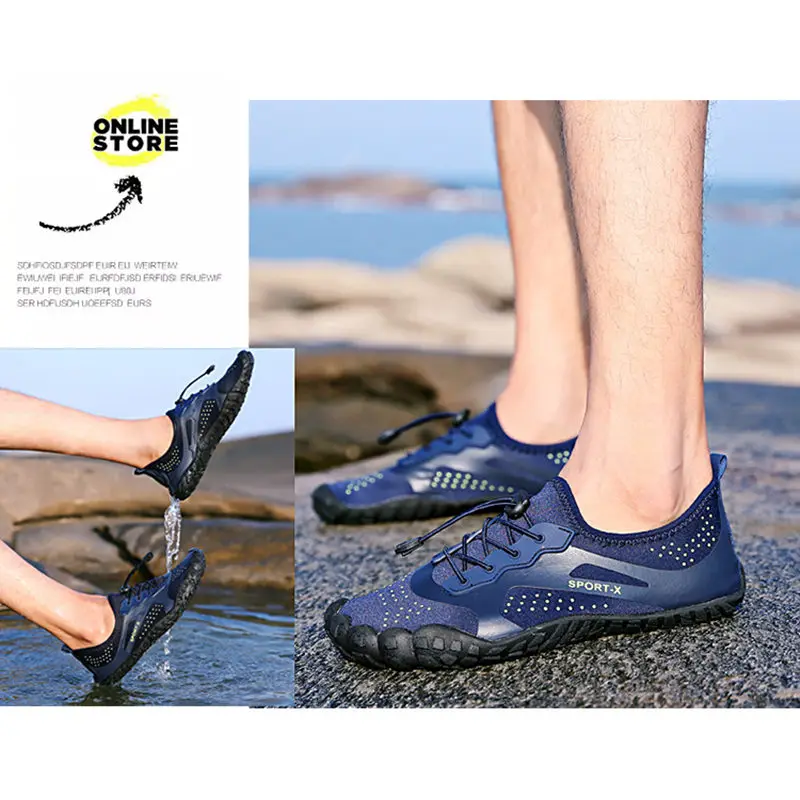 Уличная обувь с пятипальцевым верхом мужская и женская пляжная для плавания