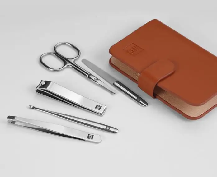 Xiaomi Huohou Маникюрный кусачки для ногтей триммер для волос в носу портативный набор гигиены для путешествий Набор режущих инструментов из нержавеющей стали для ногтей