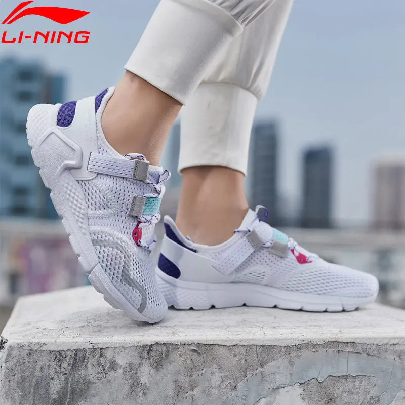 Li Ning/Женская обувь в стиле мафии модная прогулочная с дышащей подкладкой