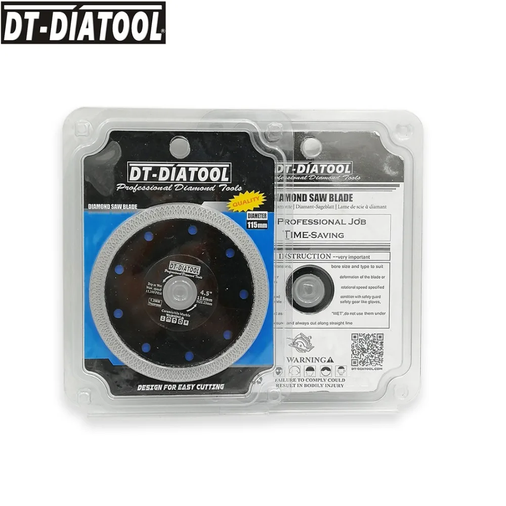DT-DIATOOL горячий-прессованный спеченный Алмазный диск режущий диск X сетка турбо обод сегмент пильный диск для фарфоровой керамической плитки мрамора