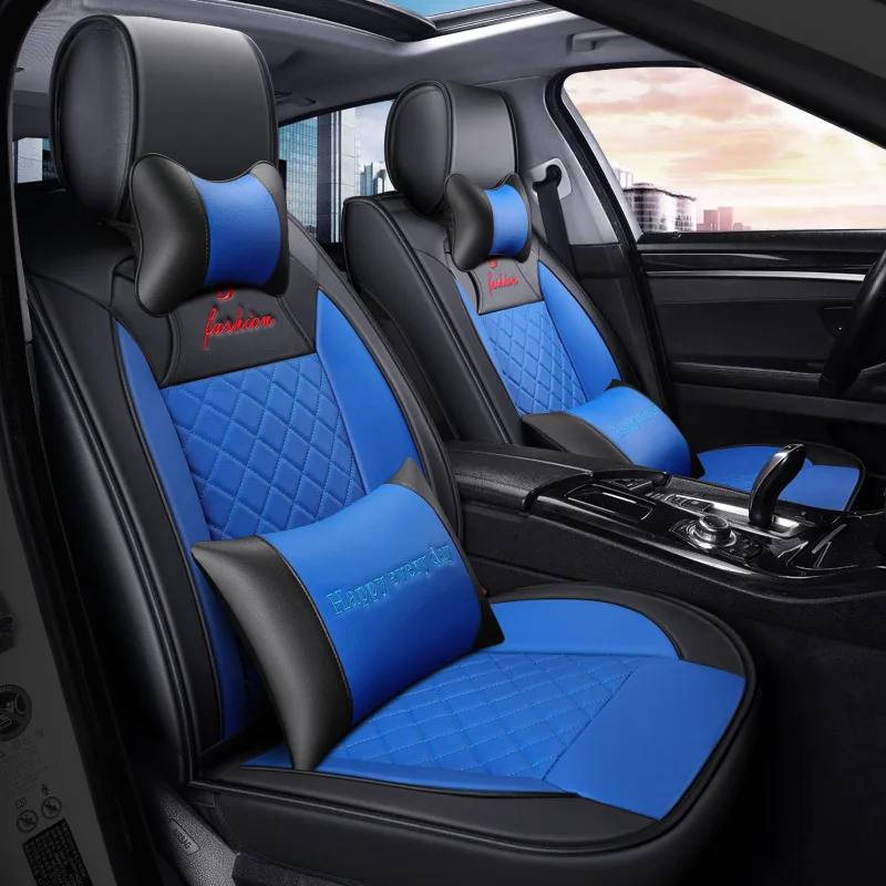 

New Style Automobile Seat Cushion Honda Civic CRV Xrv Ling Faction Fit City Four Seasons Universal Leather Seat Cushion BM-2