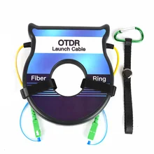 Bobine de Fiber optique LC SC OTDR, éliminateur de Zone morte, 1000M, 1km, boîte de câble de lancement 1310, 1550nm, Mode unique 
