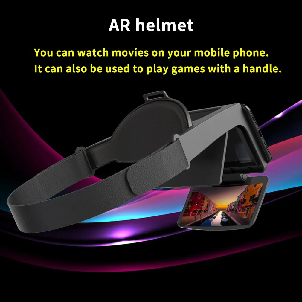 Portable Augmented Reality Ar Glasses Virtual Reality Glasses 4K Ultra Hd 3D Gaming Film Helmet Phone Pk Vr